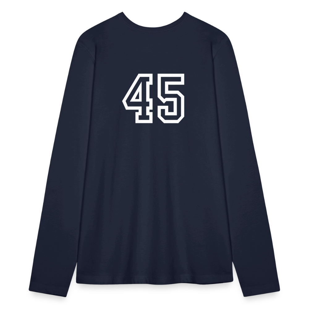 Women's Coach Long Sleeve T-Shirt - navy