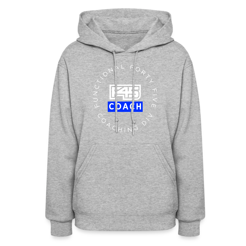 Women's Coach Hoodie - heather gray