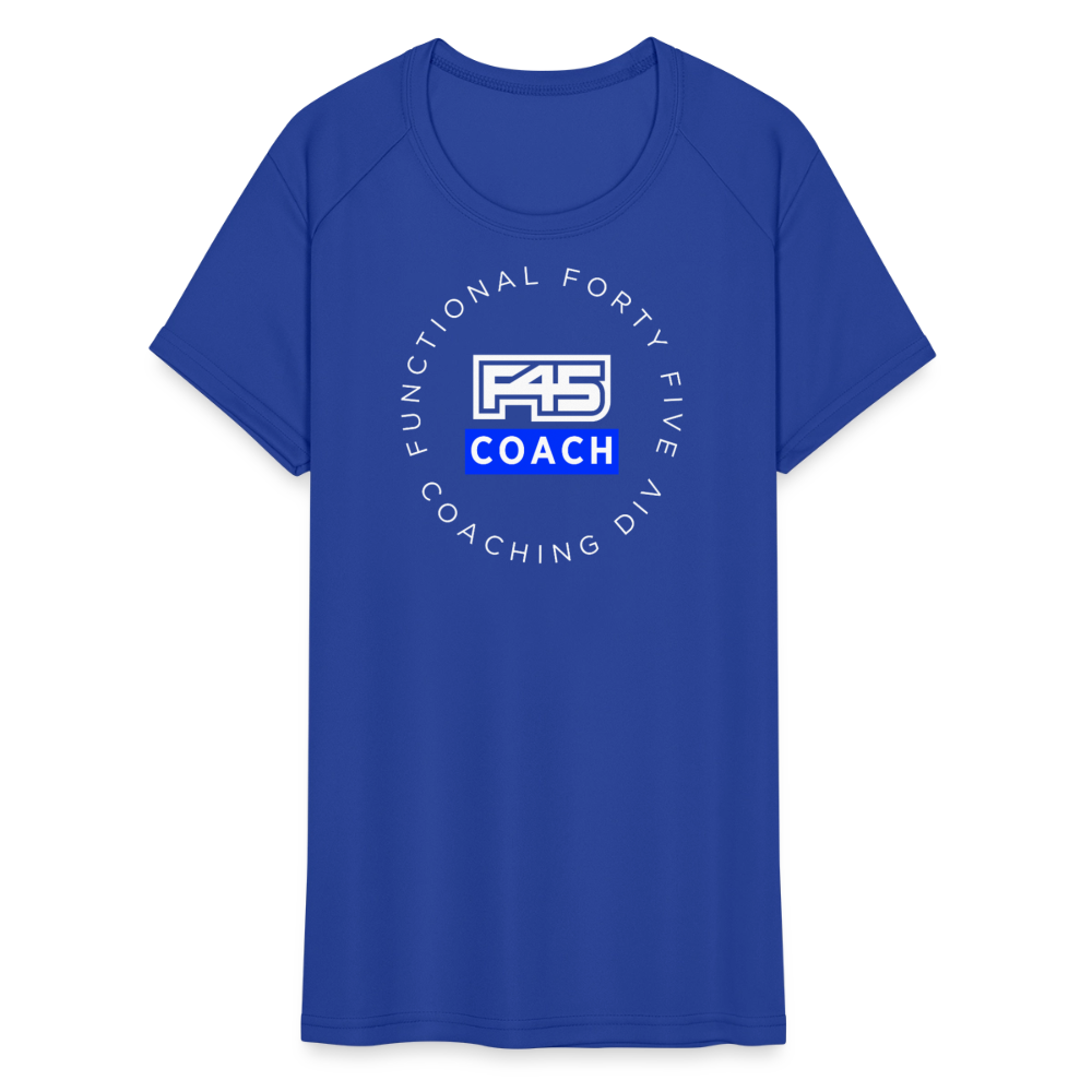 Women's Coach Performance Shirt - royal blue