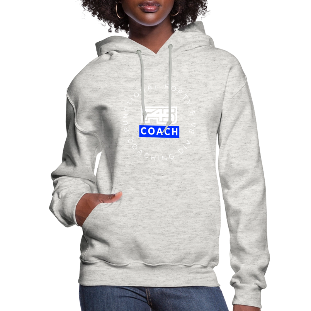 Women's Coach Hoodie - heather oatmeal