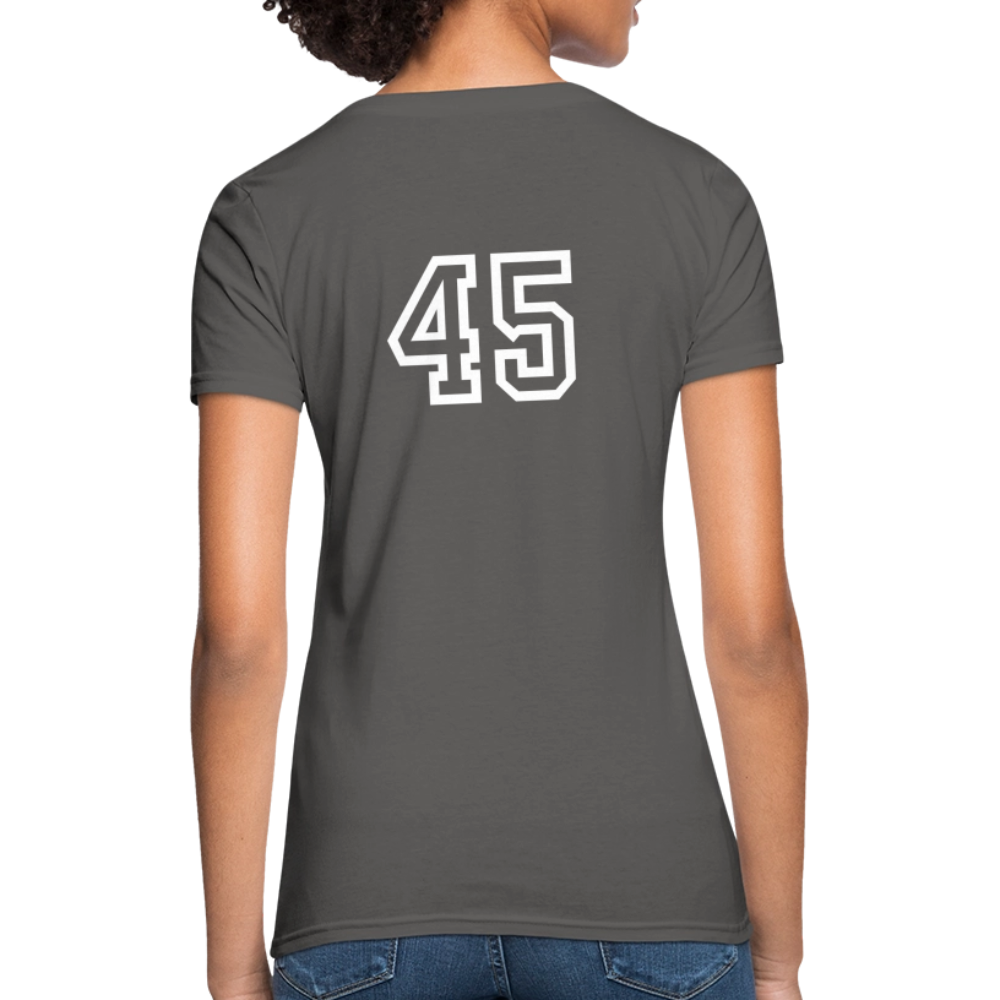 Women's Coach T-Shirt (Pink) - charcoal