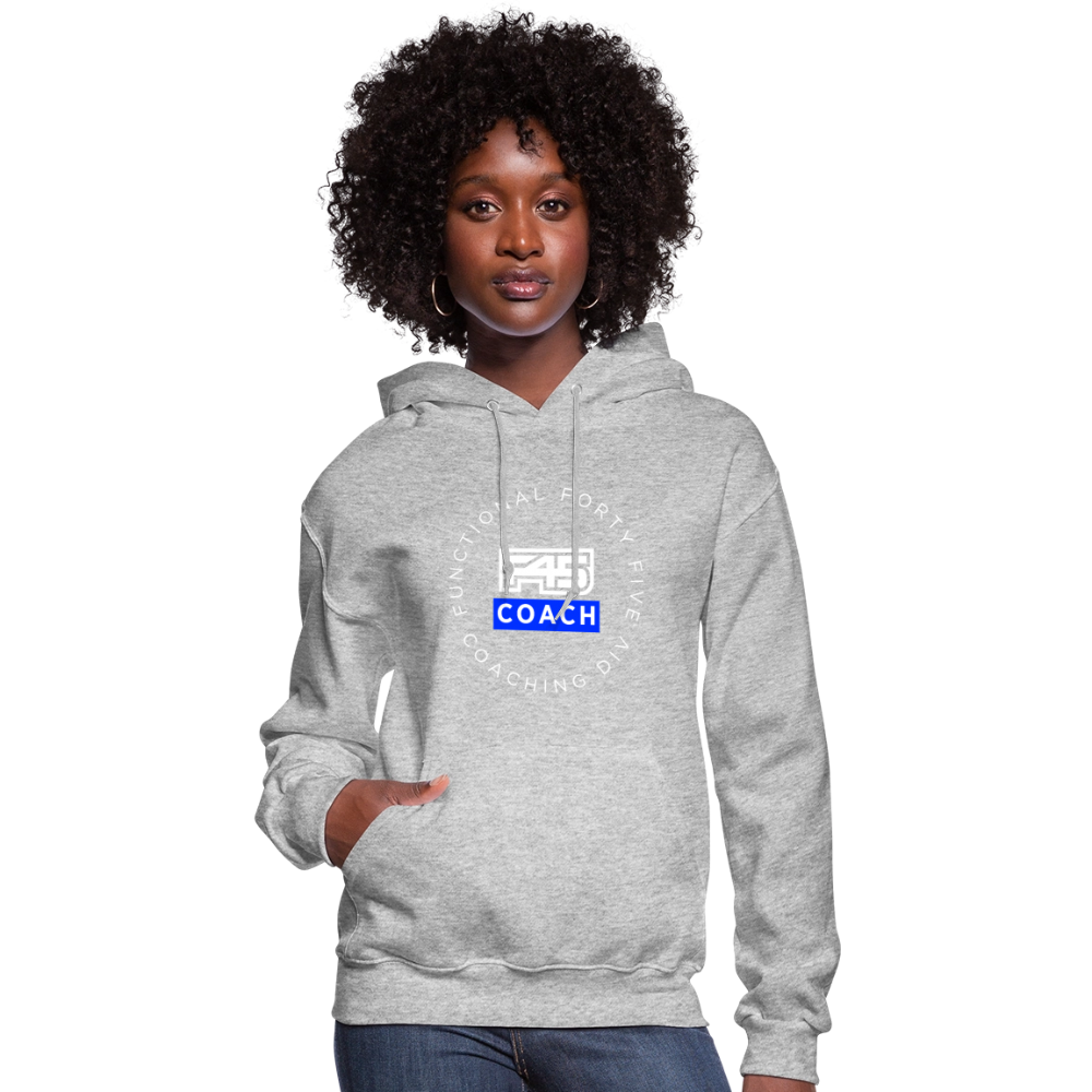 Women's Coach Hoodie - heather gray