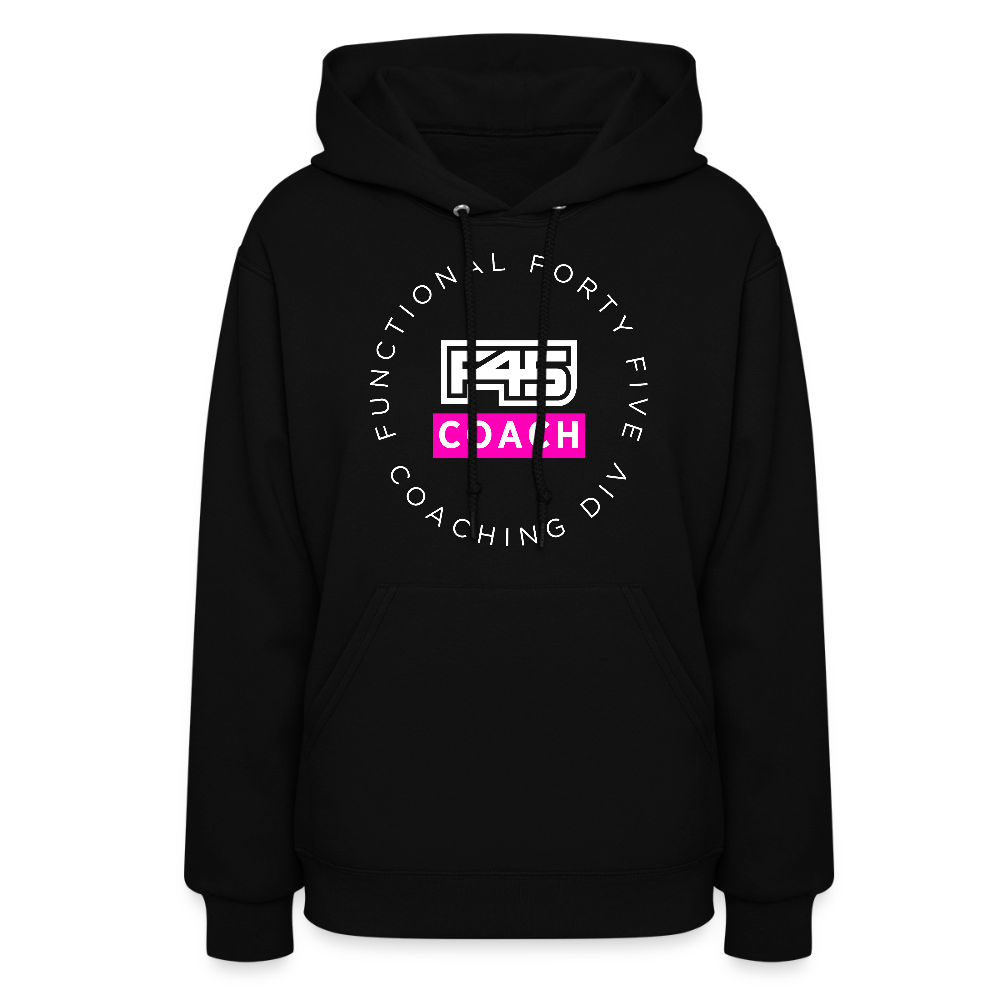 Women's Coach Hoodie (Pink) - black