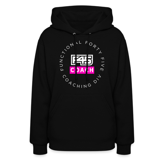 Women's Coach Hoodie (Pink) - black