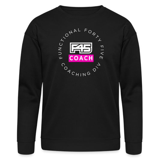 F45 Bella + Canvas Coach Sweatshirt (Pink) - black