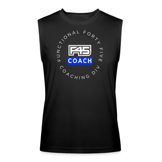 Men’s Performance Coach Sleeveless Shirt - black