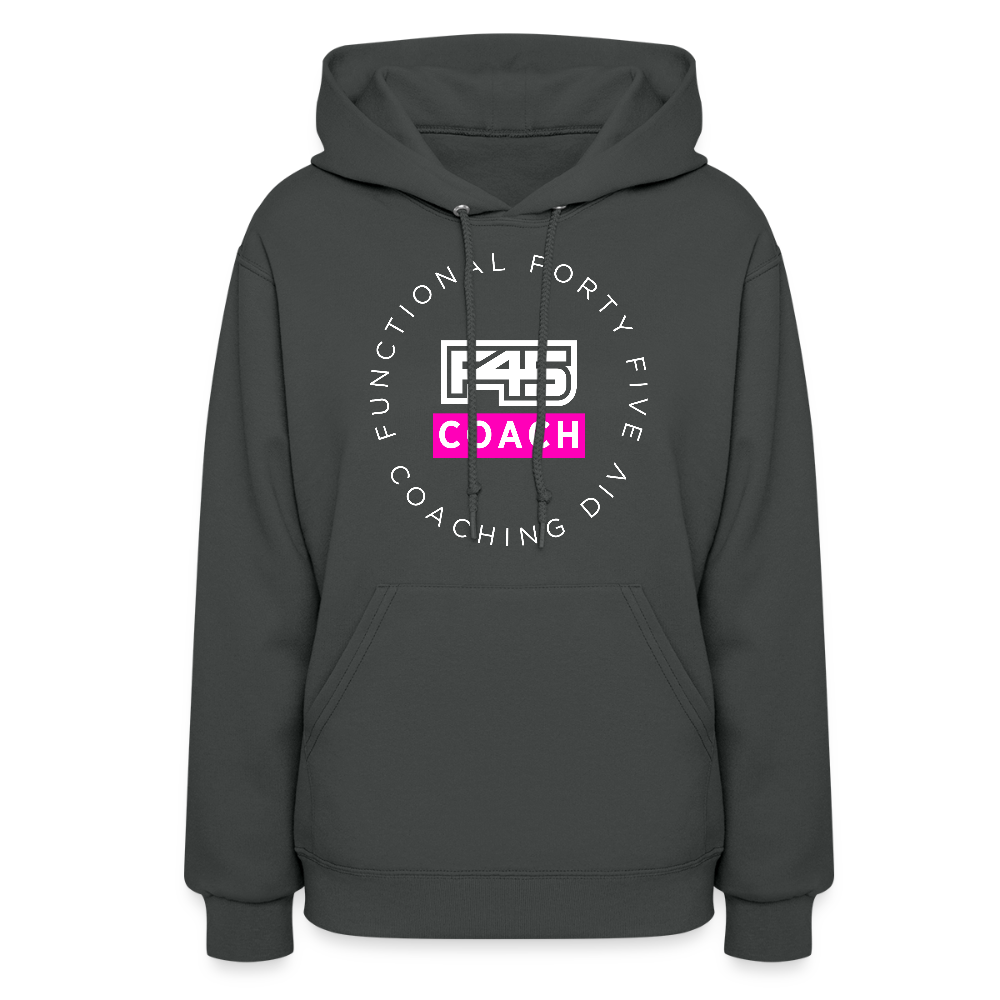 Women's Coach Hoodie (Pink) - asphalt