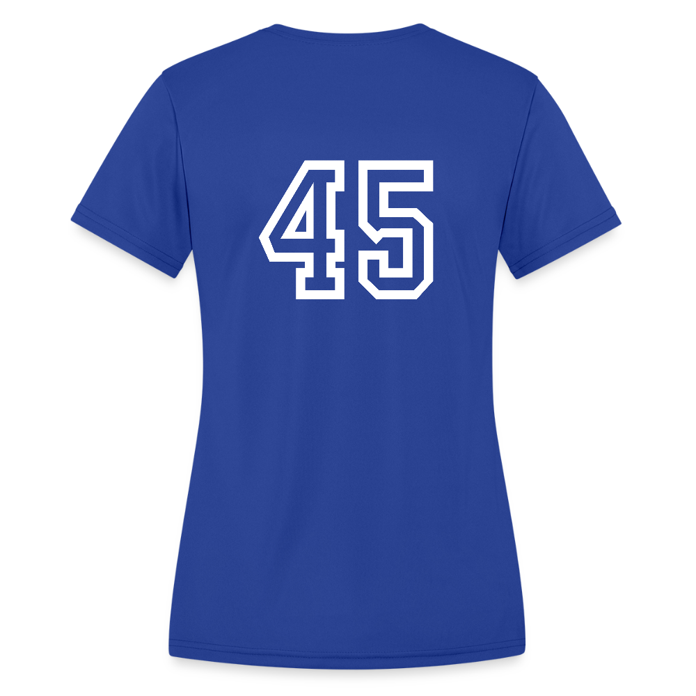Women's Coach Performance Shirt - royal blue