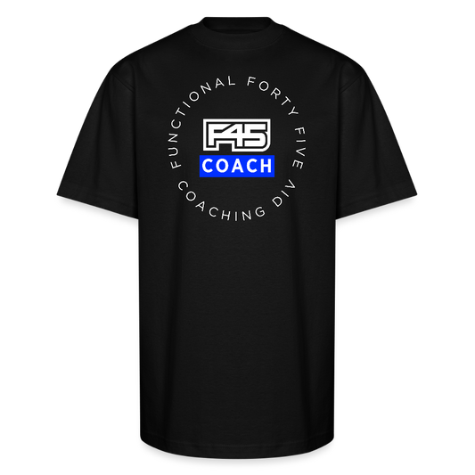 F45 Oversized Coach T-Shirt - black