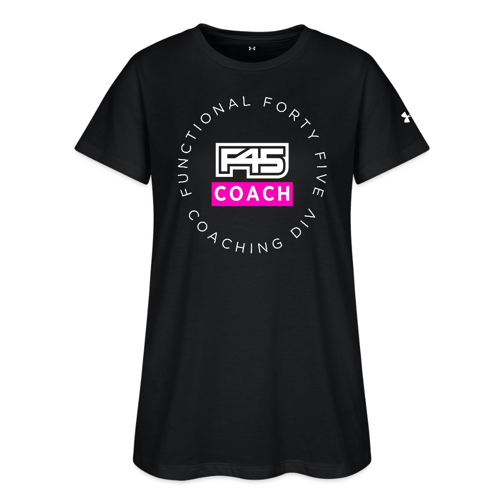 Under Armour Women's Coach T-Shirt (Pink) - black