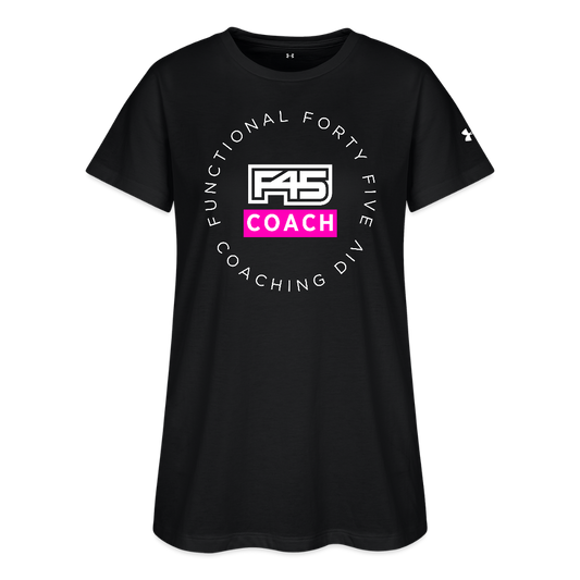 Under Armour Women's Coach T-Shirt (Pink) - black