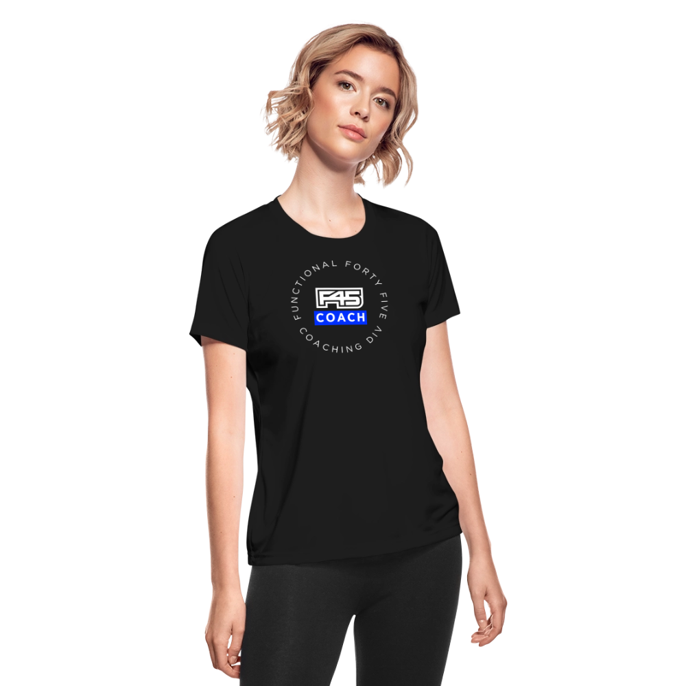 Women's Coach Performance Shirt - black