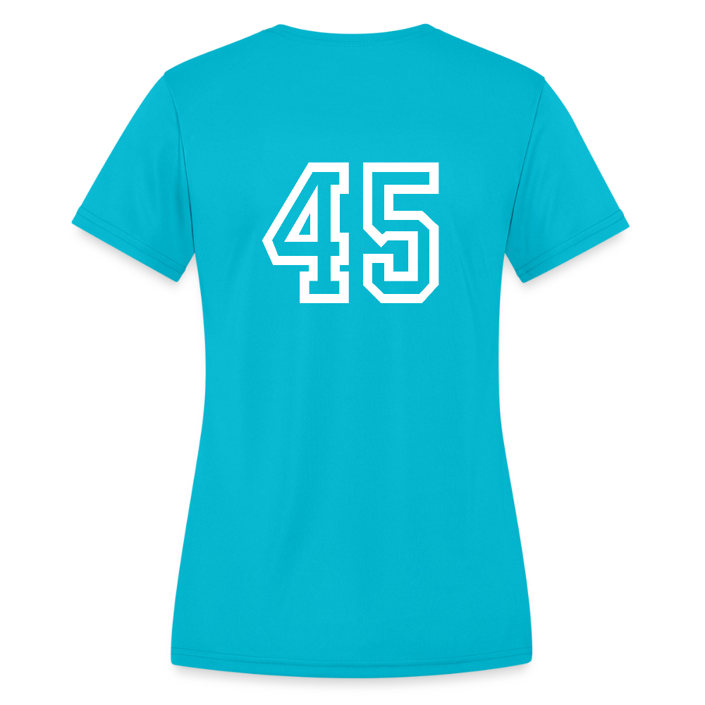 Women's Coach Performance Shirt - turquoise