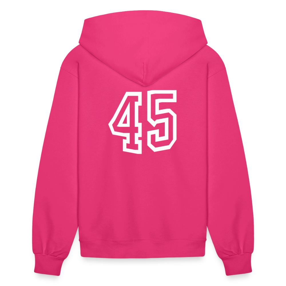 Women's Coach Hoodie - fuchsia