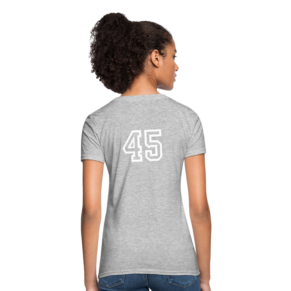 Women's Coach T-Shirt (Pink) - heather gray