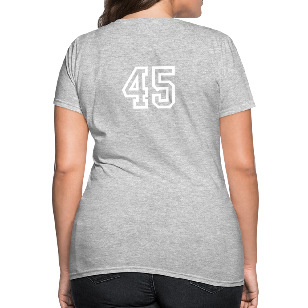 Women's Coach T-Shirt (Pink) - heather gray
