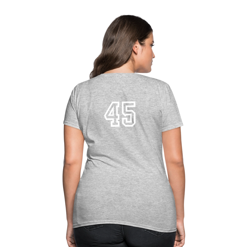 Women's Coach T-Shirt (Pink) - heather gray