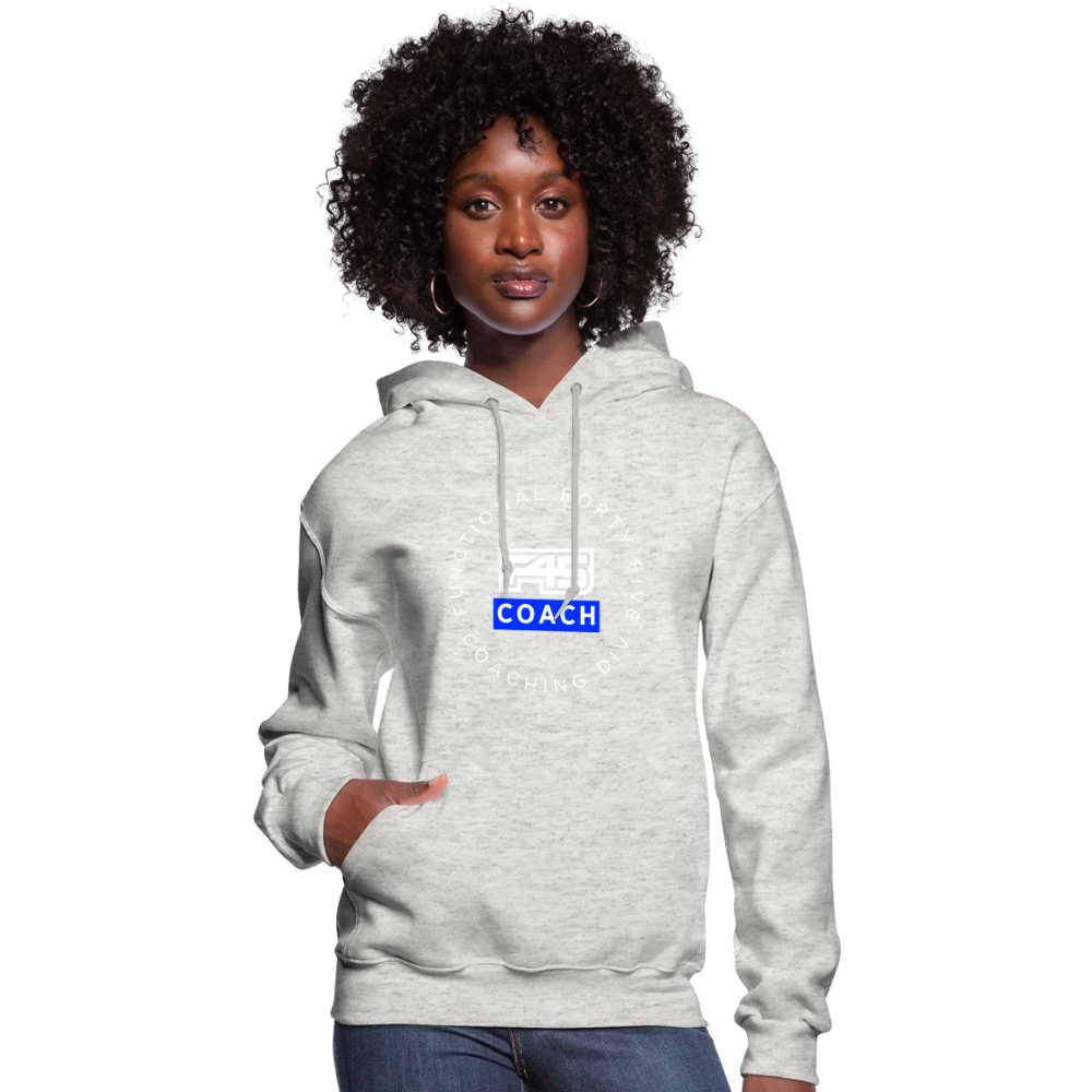 Women's Coach Hoodie - heather oatmeal