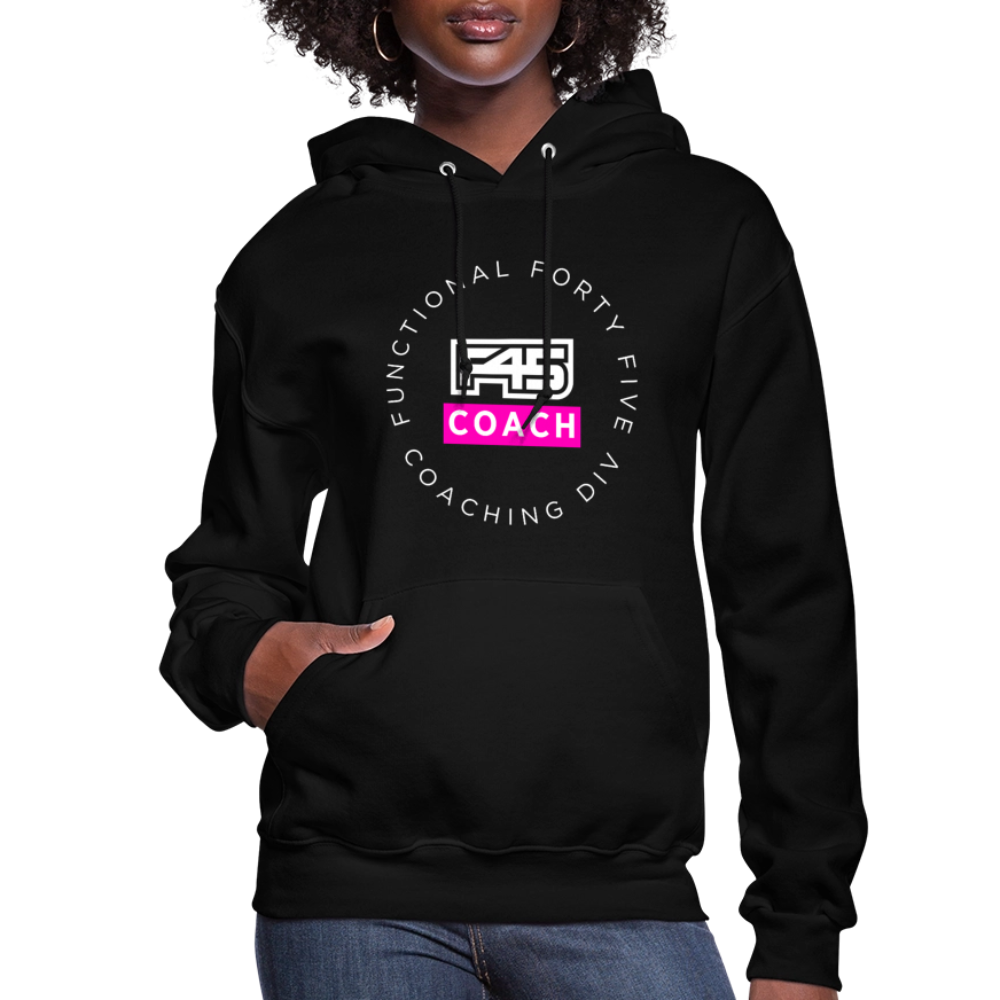 Women's Coach Hoodie (Pink) - black