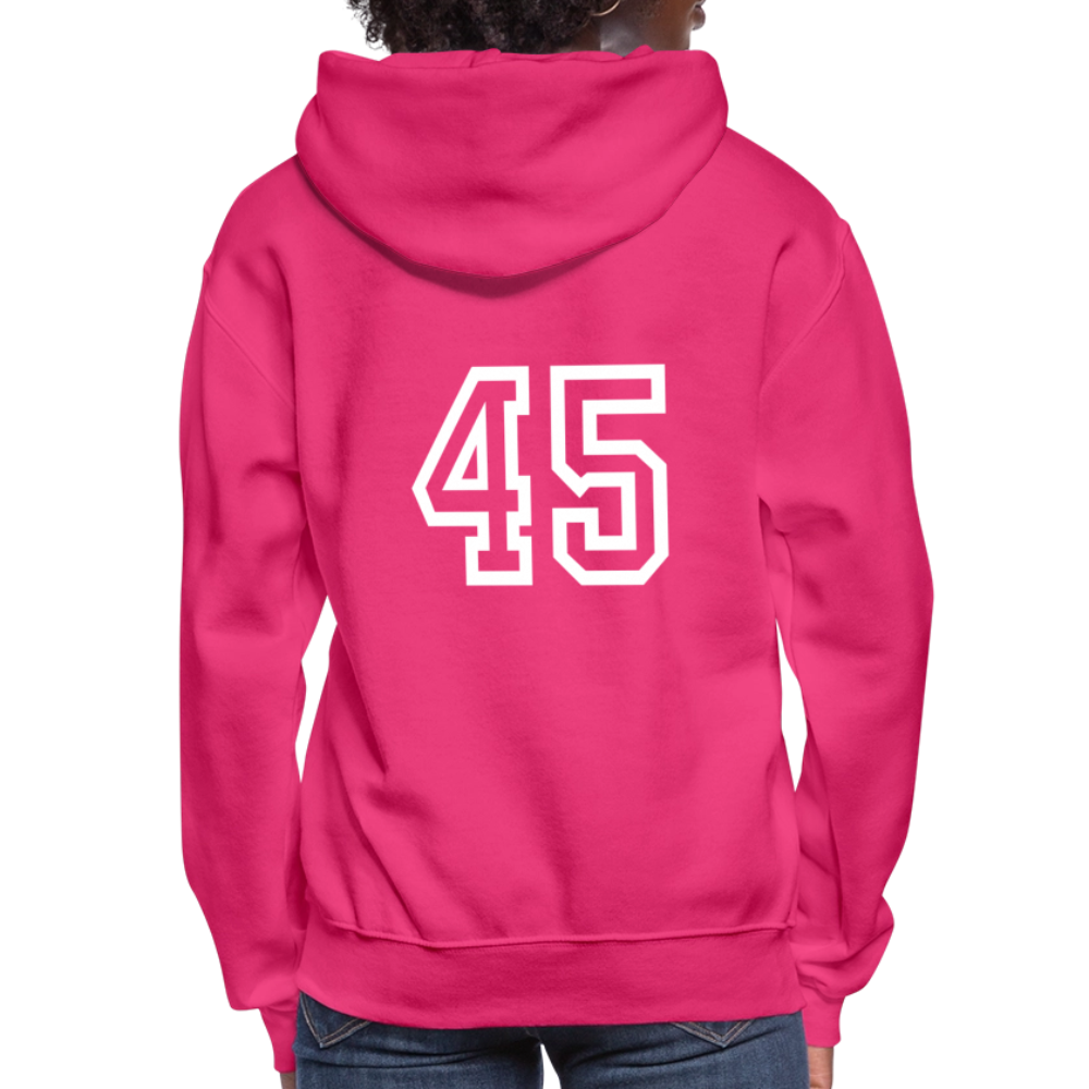 Women's Coach Hoodie - fuchsia