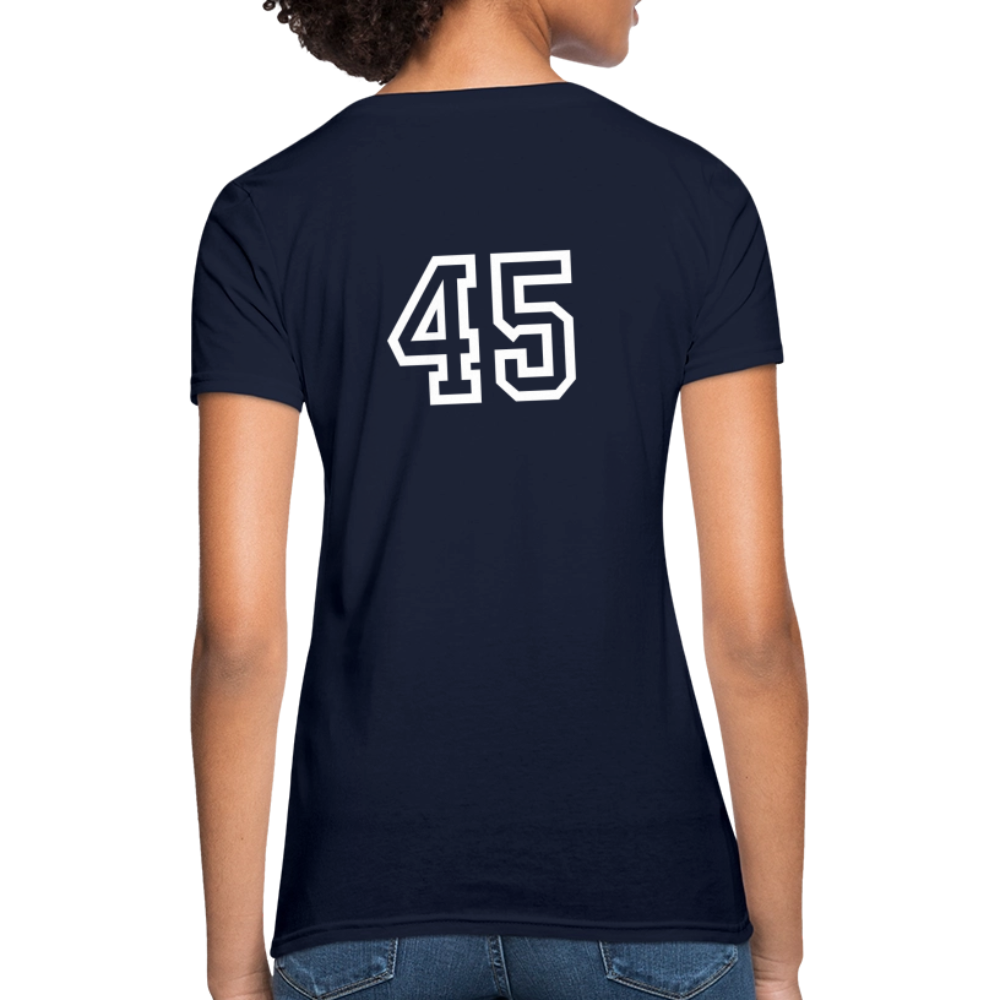 Women's Coach T-Shirt (Pink) - navy
