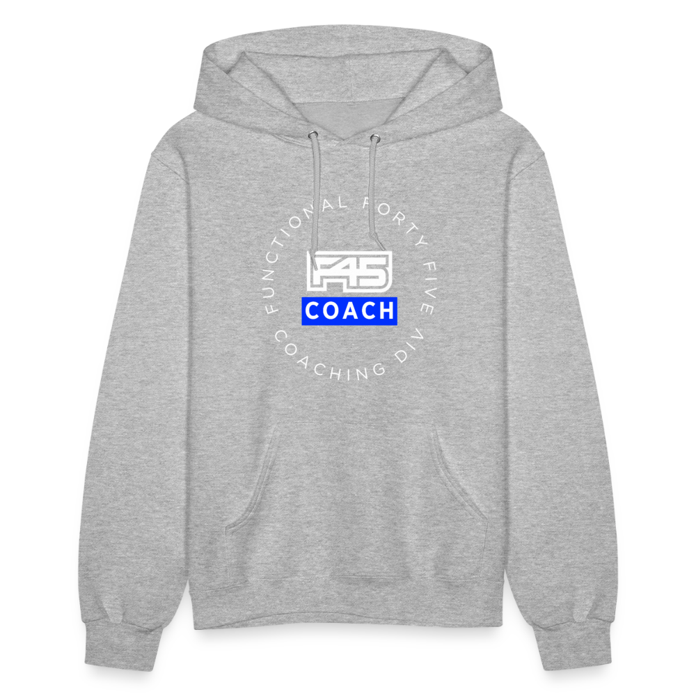Women's Coach Hoodie - heather gray