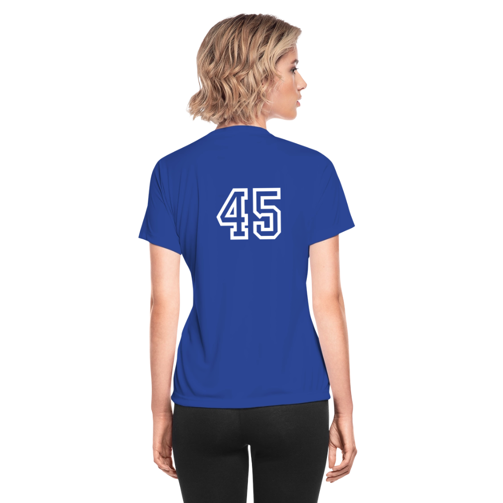 Women's Coach Performance Shirt - royal blue