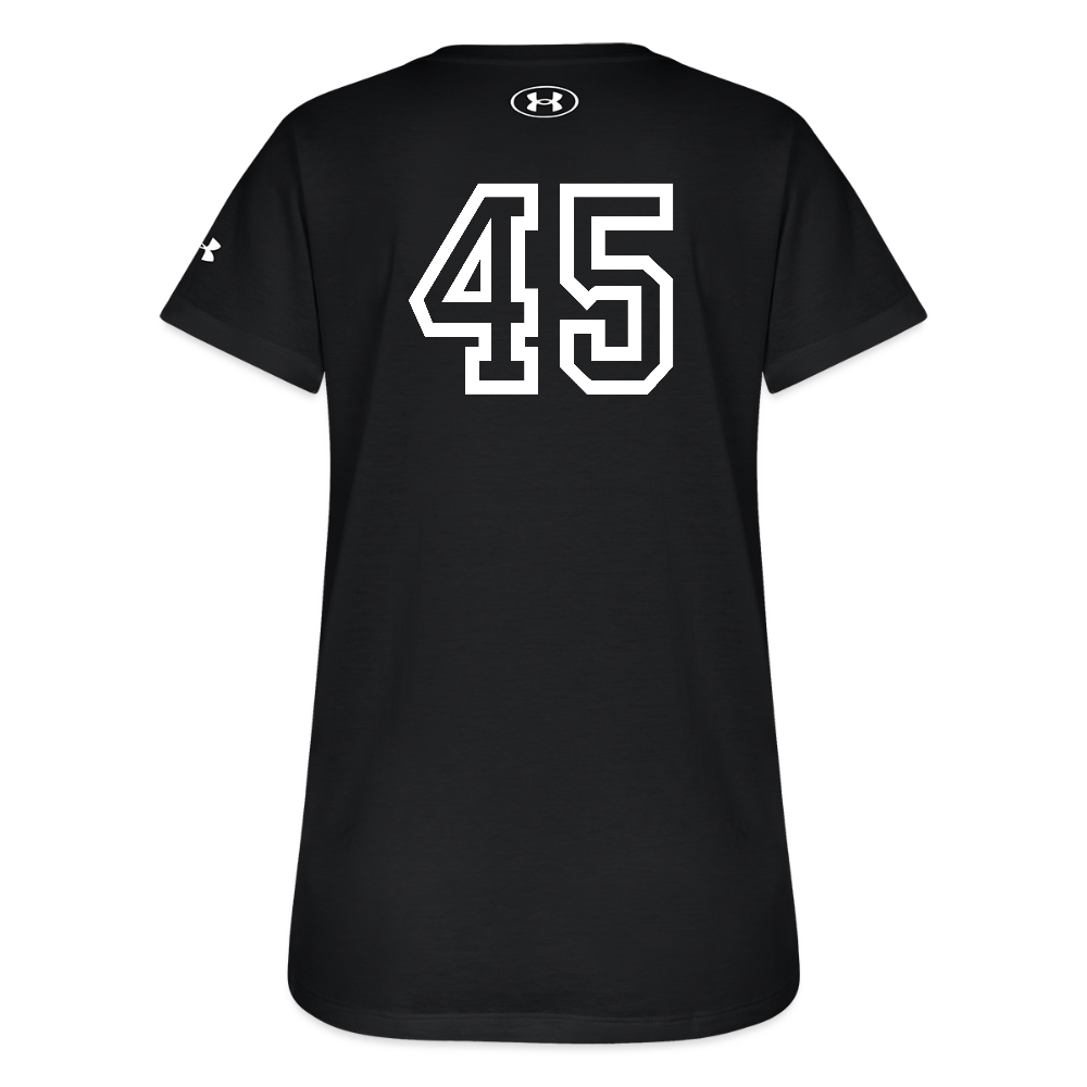 Under Armour Women's Coach T-Shirt (Pink) - black