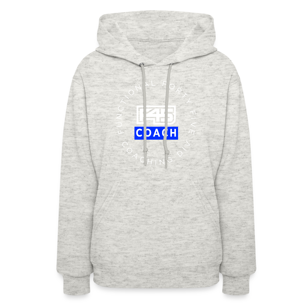 Women's Coach Hoodie - heather oatmeal