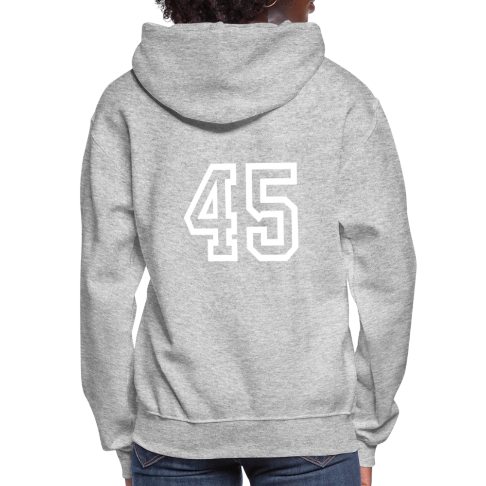 Women's Coach Hoodie (Pink) - heather gray