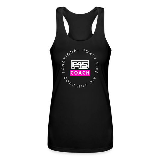 Women’s Coach Racerback Tank (Pink) - black