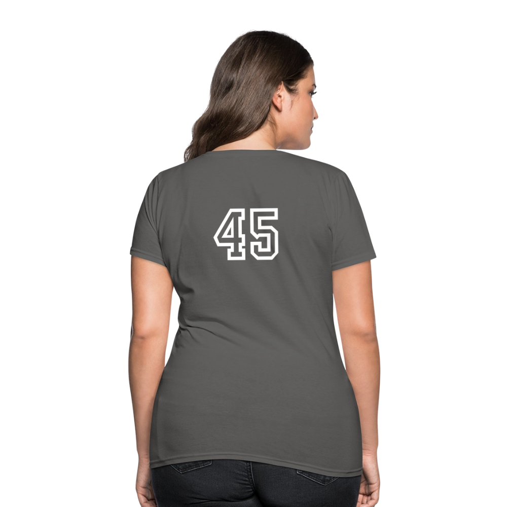 Women's Coach T-Shirt (Pink) - charcoal