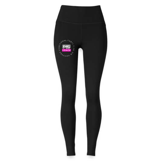 F45 Under Armour Women's Leggings (Pink) - black