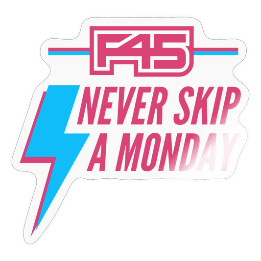 Never Skip A Monday (Miami) - transparent glossy