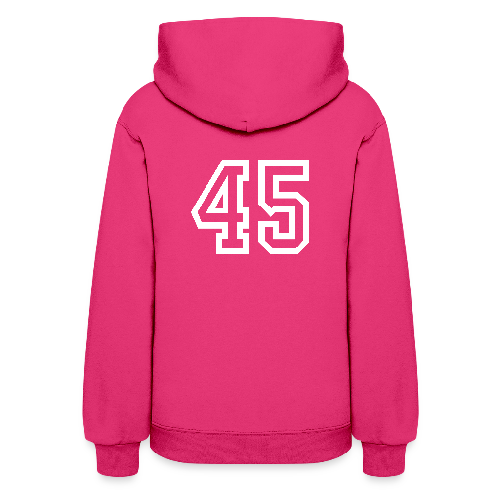Women's Coach Hoodie - fuchsia