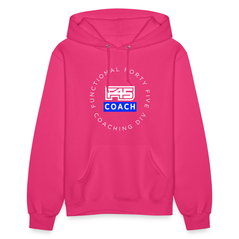 Women's Coach Hoodie - fuchsia