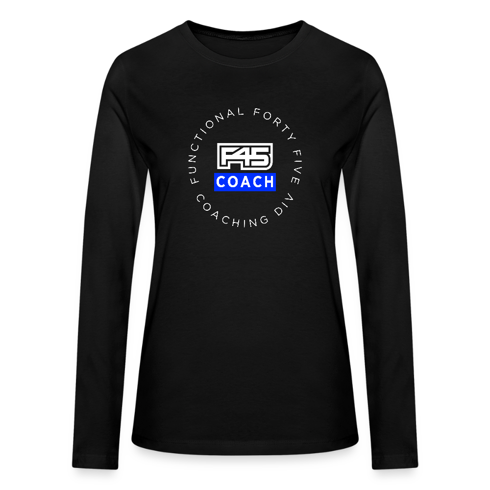 Women's Coach Long Sleeve T-Shirt - black