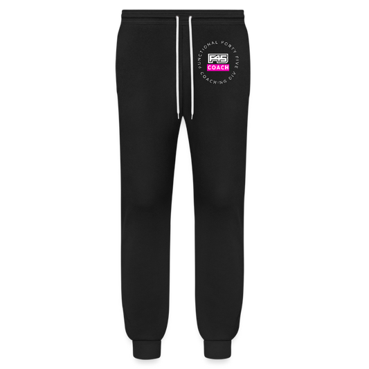F45 Bella + Canvas Coach Joggers (Pink) - black