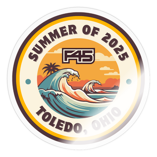 Summer of 2025 Toledo Sticker - transparent glossy