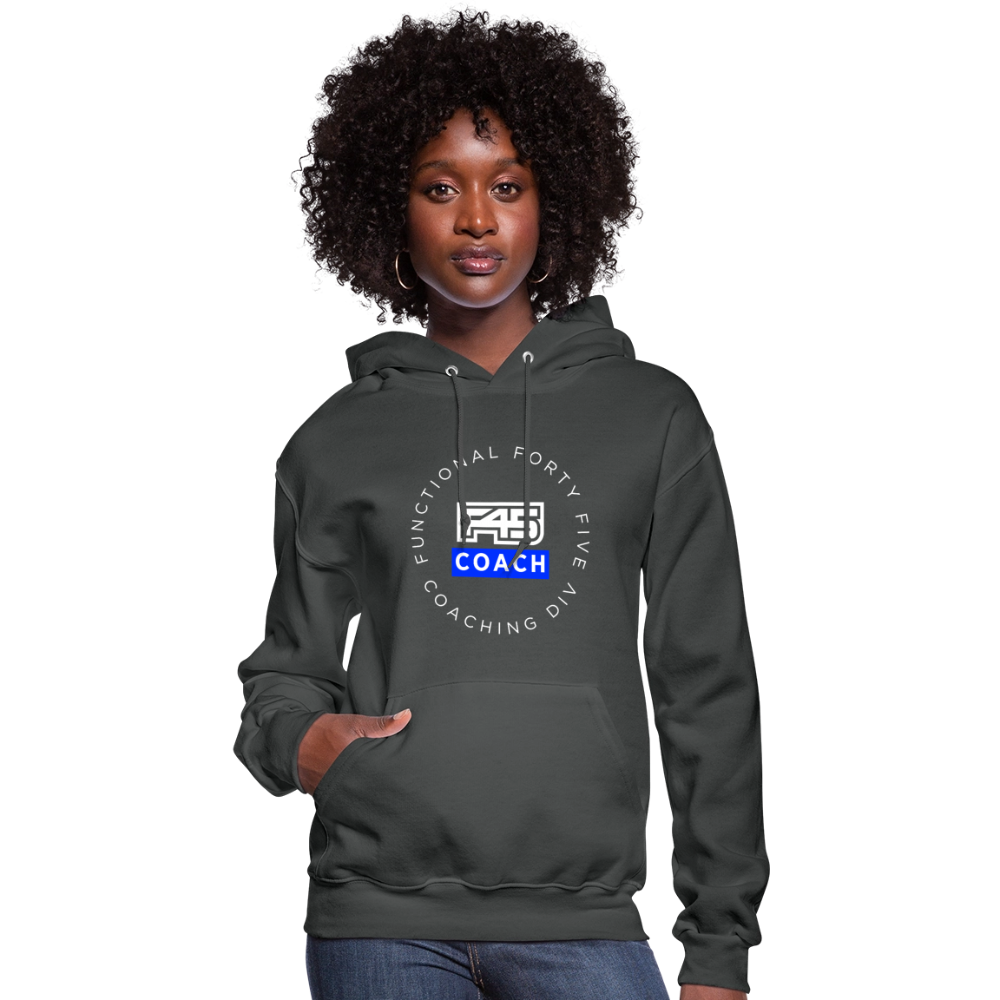 Women's Coach Hoodie - asphalt