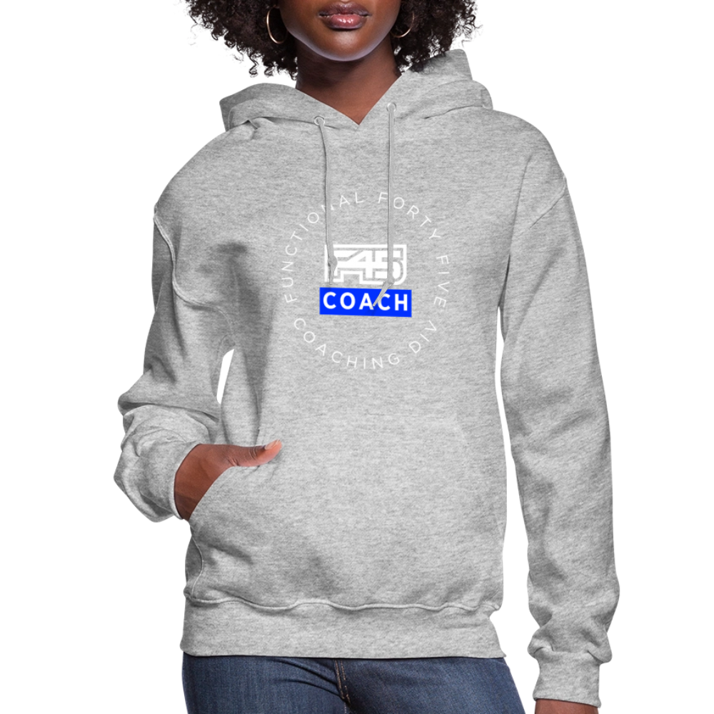 Women's Coach Hoodie - heather gray