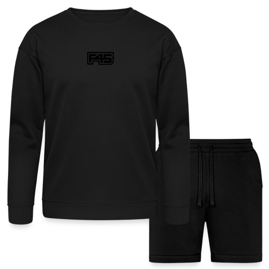 Unisex Stealth Sweatshirt & Short Set (1 color) - black