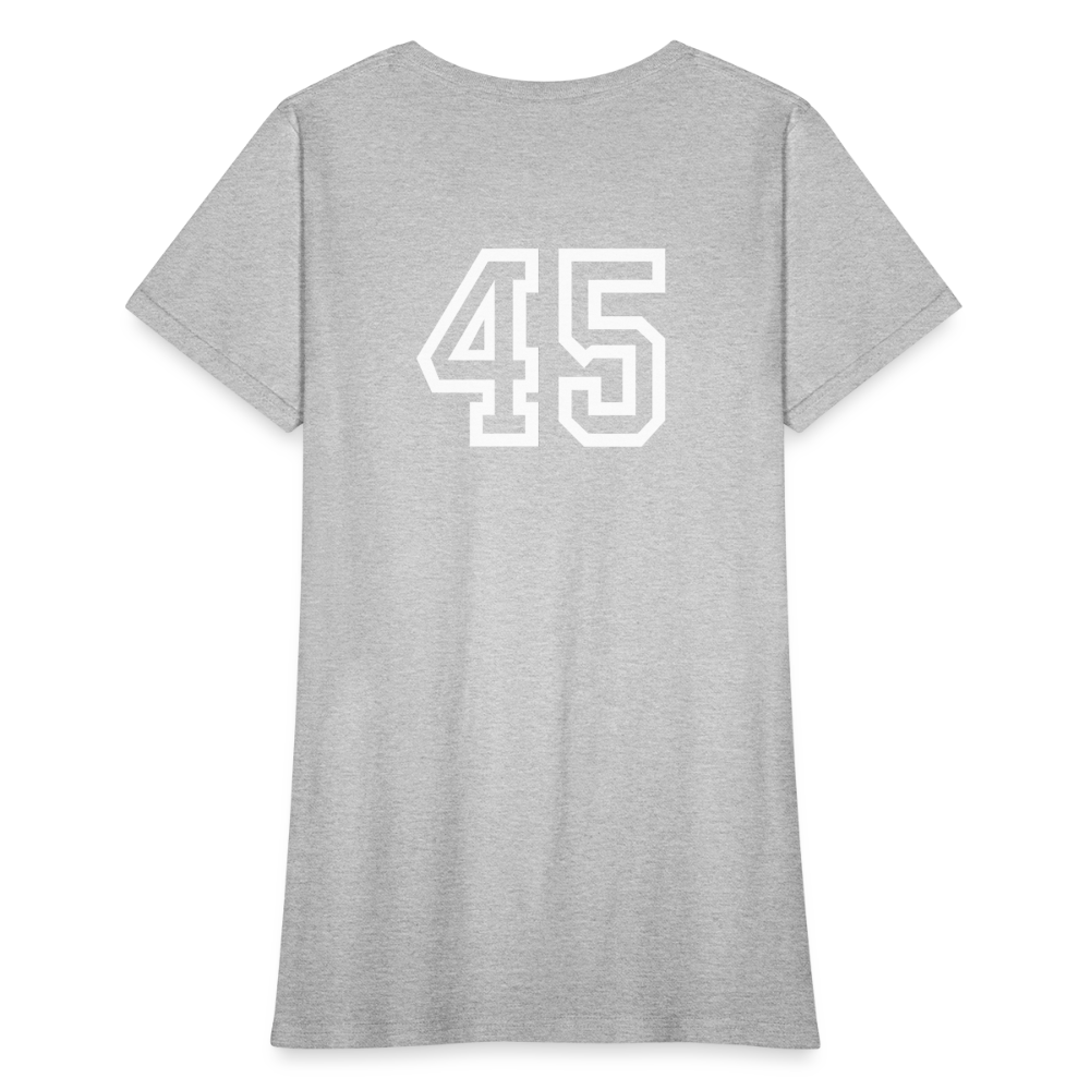 Women's Coach T-Shirt (Pink) - heather gray