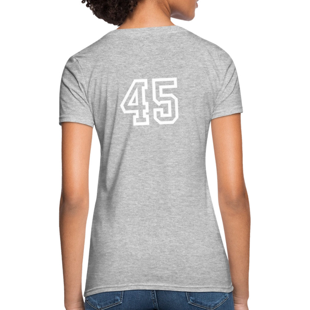 Women's Coach T-Shirt (Pink) - heather gray