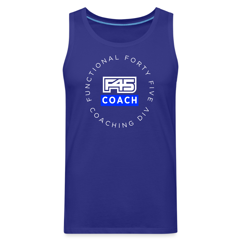 Men’s Coach Tank - royal blue