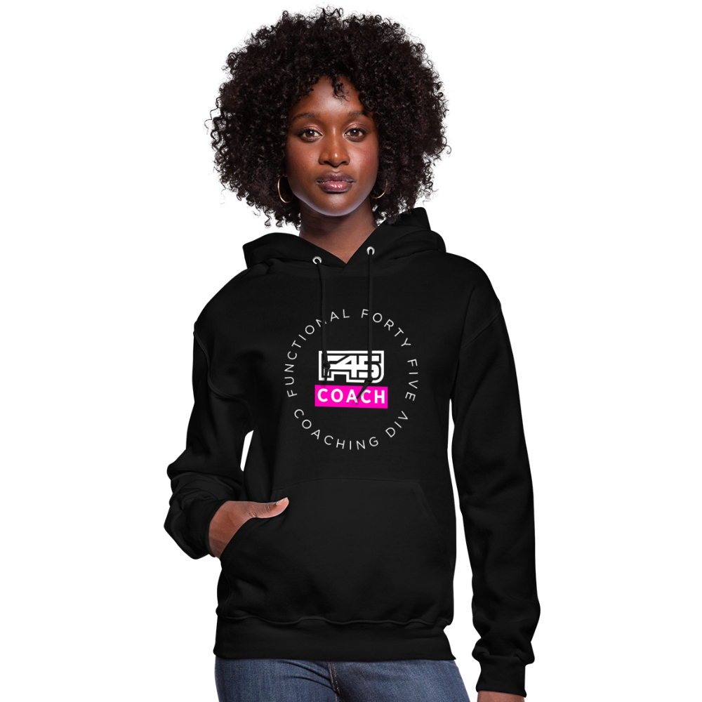 Women's Coach Hoodie (Pink) - black